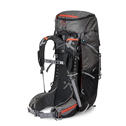 AMPEX Hiking Backpack | Camping Essentials Lightweight Backpack for Men and Women, Travel Bag for Backpacking, Camping, Hunting and More (50 Liter Size) - Grey Wolf Market