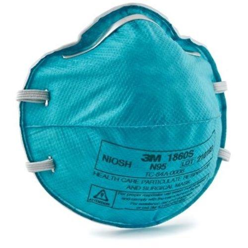 3M Health Care 1860S Particulate Respirator Mask Cone, Molded, Small (Pack of 120) - Grey Wolf Market
